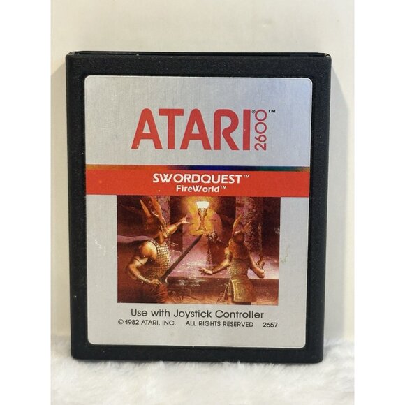Atari 2600‎ Sword quest Fireworld - Picture 1 of 3